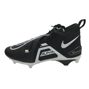 NEW! Nike Alpha Menace Pro 3 Football Cleats Black & White Men’s 12